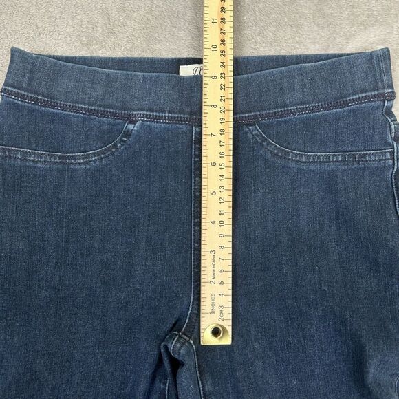J. Crew Jeans Women's 27 Pull-On Toothpick Skinny Jegging Dark Wash Stretch EUC - Picture 9 of 9